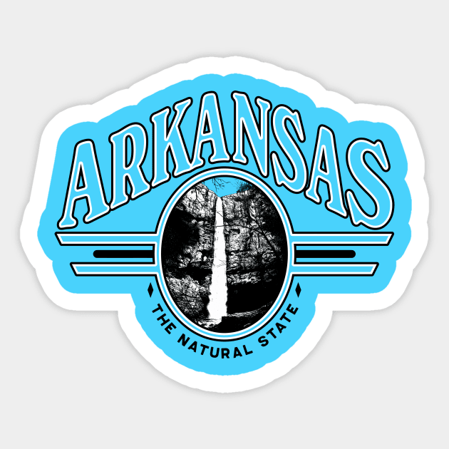 Hemmed-In Hollow Heights Arkansas Sticker by rt-shirts